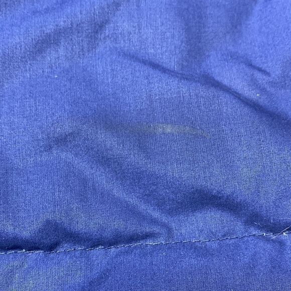 Vintage Eddie Bauer Navy Blue Down Puffer Puffy Vest Size Large Men's - Picture 7 of 8